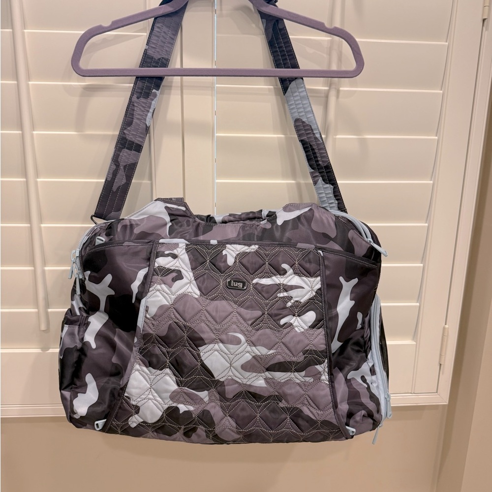 Lug Women's Camouflage Quilted Weekender Bag